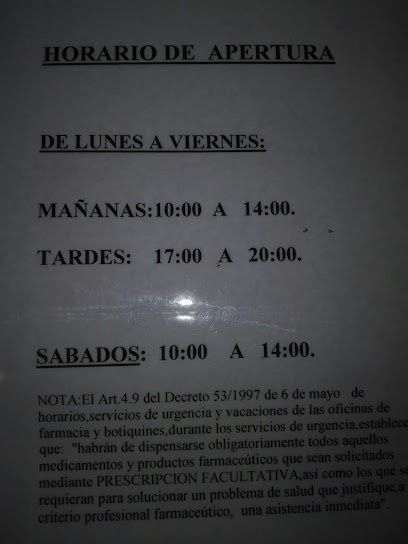 Farmacia FARMACIA CONCEPCION JARAIZ DE LA SIERRA en Brihuega
