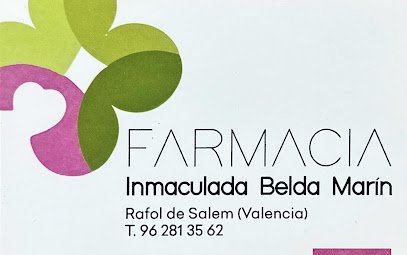 Farmacia FARMACIA INMACULADA BELDA MARIN en El Rafol de Salem