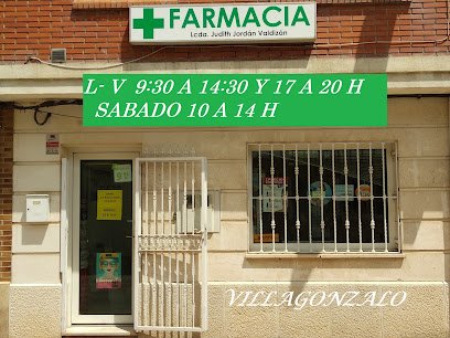 Farmacia FARMACIA Judith Jordan Valdizan VILLAGONZALO en Villagonzalo Pedernales