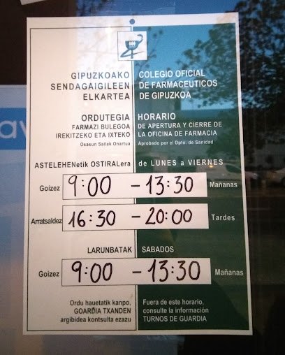Farmacia Farmacia Ferrer Elcoro Iribe en Donostia-San Sebastian