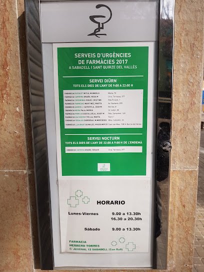 Farmacia Farmacia Herrero Torres en Sabadell