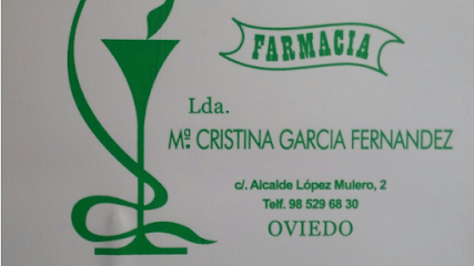 Farmacia Farmacia Lda. Ma Cristina Garcia Fernandez en Oviedo