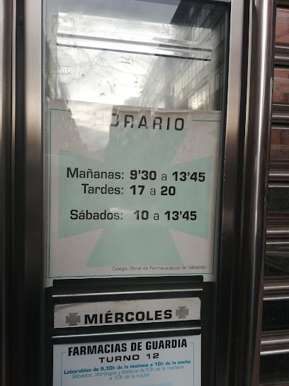 Farmacia Farmacia Lda. Maria del Carmen del Pozo Alonso en Valladolid