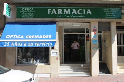 Farmacia Farmacia Optica Cremades. Parafarmacia. en Molina de Segura