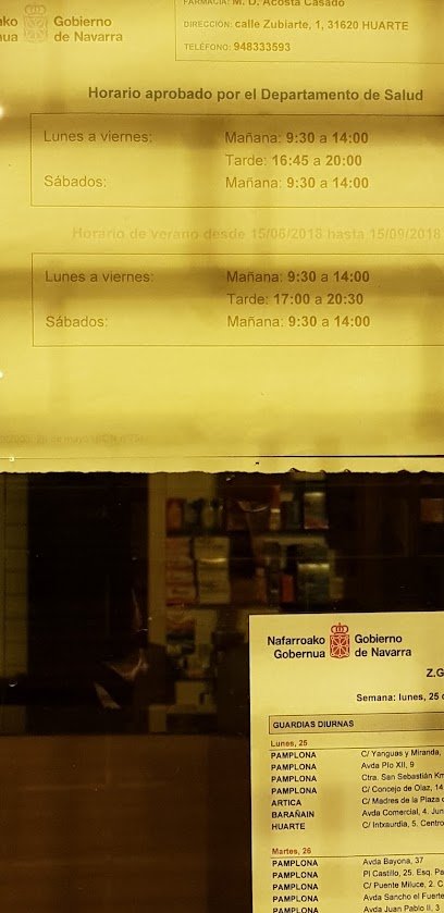 Farmacia Farmacia Zubiarte en Huarte